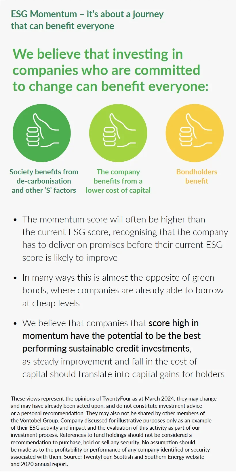 ESG momentum